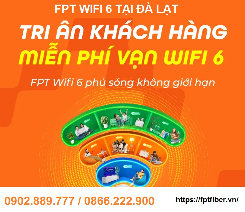 FPT Wifi6 tại Đà Lạt