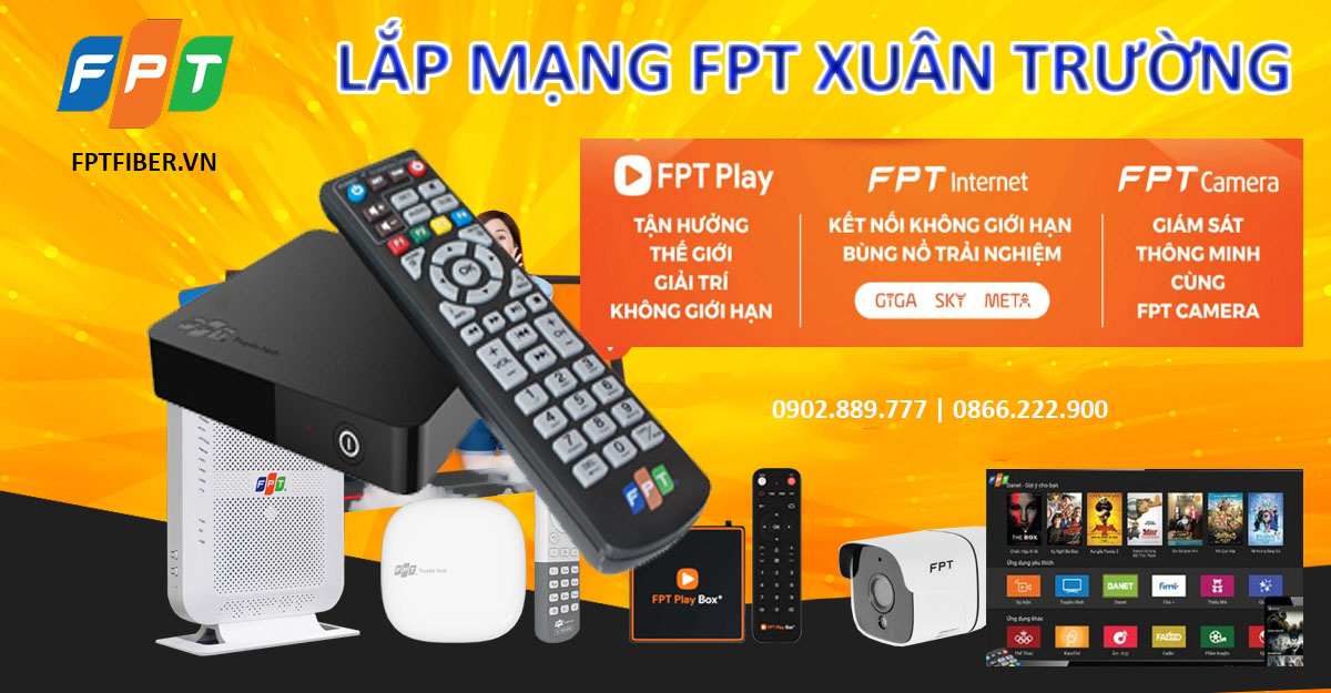 Đăng ký dịch vụ lắp mạng FPT Xuân Trường internet wifi 